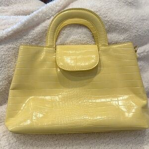 Studio 33 Snack Top Handle Flap Lemon Summer Handbag